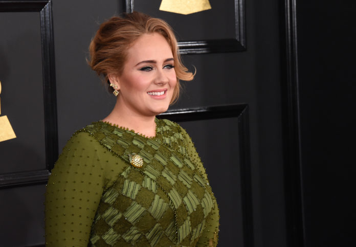 Adele at the 59th Annual Grammy Awards in 2017.