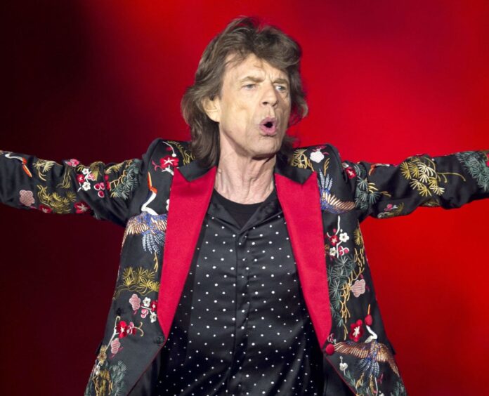 Mick Jagger of the Rolling Stones in concert 2017