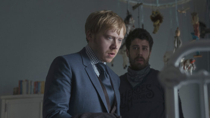 Rupert Grint and Toby Kebbell in 