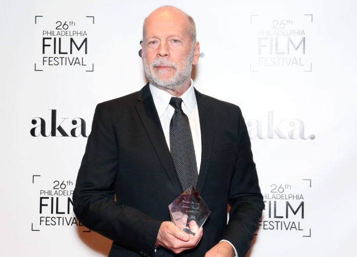 Bruce Willis at the Luminere Awards in 2017