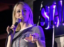 Nikki Glaser performing in 2016