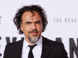 Alejandro González Iñárritu at the Premiere of "The Revenant" in 2015