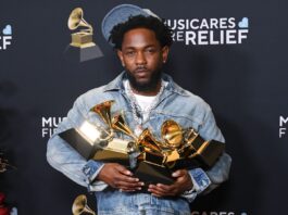Kendrick Lamar - Record of the Year, Best R&B Performance, Best Rap Song, Best Music Video and Song of the Year at the 67th Annual Grammy Awards in February 2025