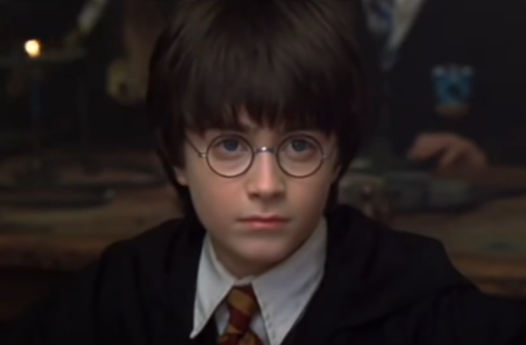 Daniel Radcliffe in "Harry Potter and the Sorcerer's Stone"