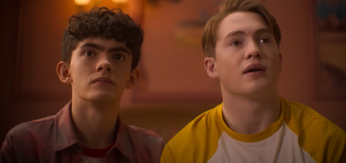 Screenshot from "Heartstopper"